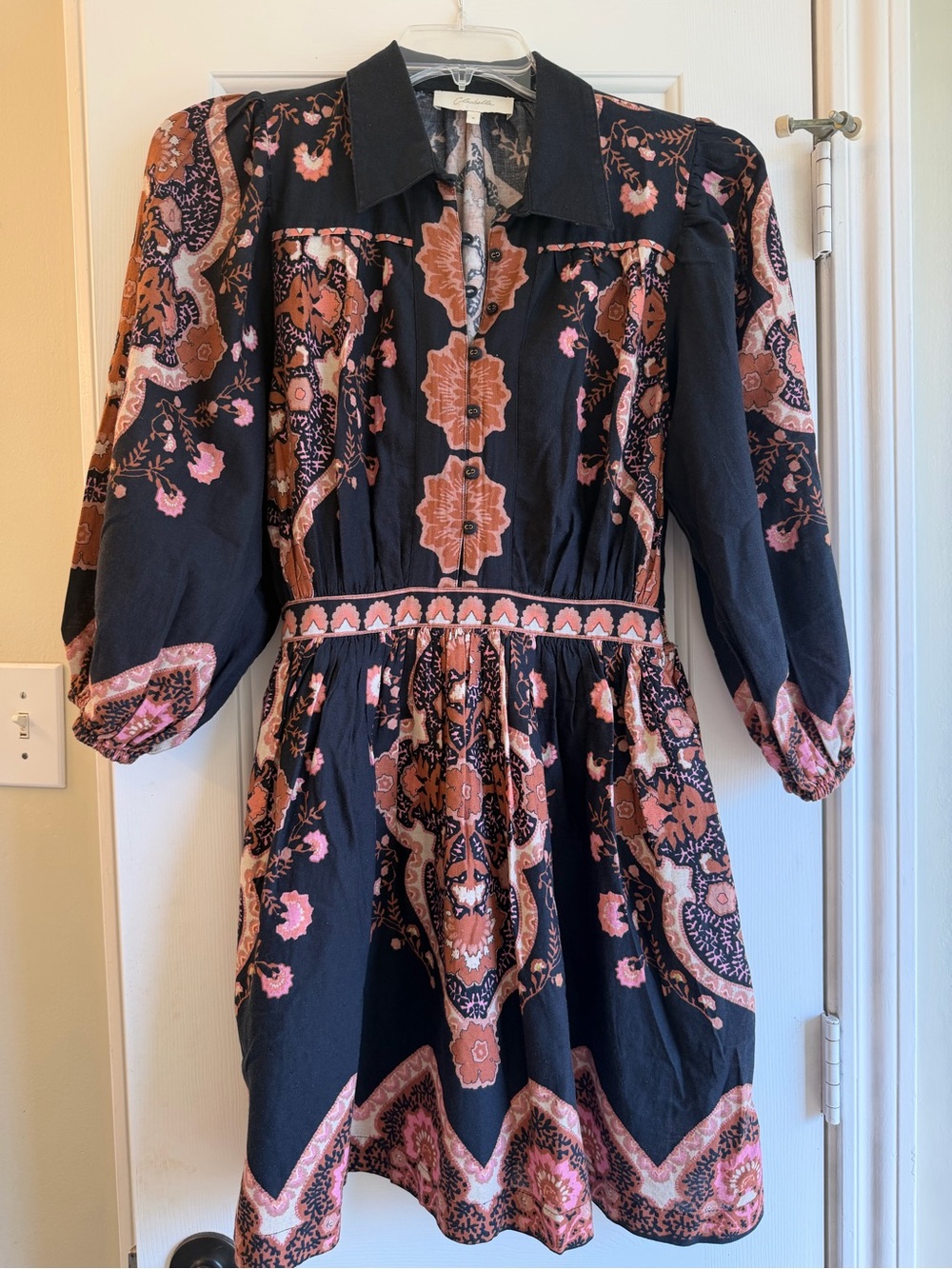 NWOT: Cleobella Leigh Mini Dress - Dark Lagos - Picture 4 of 6